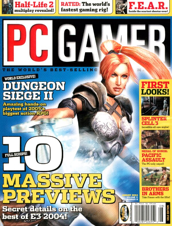 PC Gamer US   Issue 126 (August 2004) cover